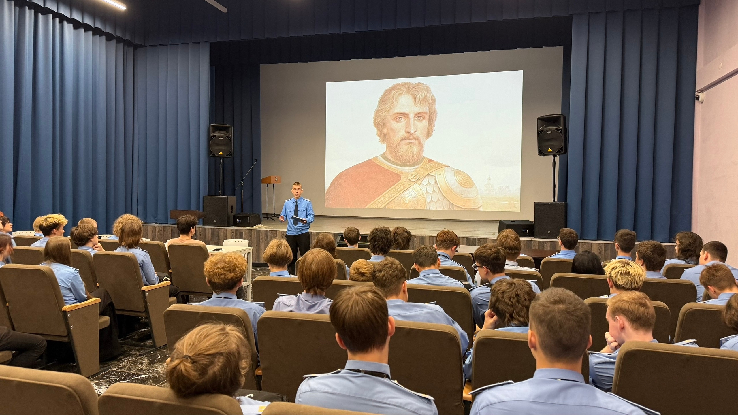 Презентация документального фильма «Александр Невский и Санкт-Петербург» прошла сегодня в колледже