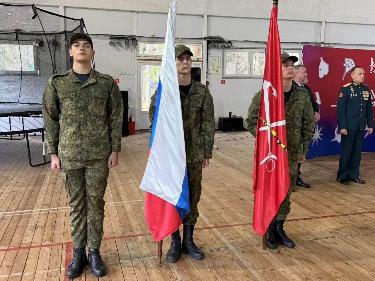 Наши ребята на военных сборах!